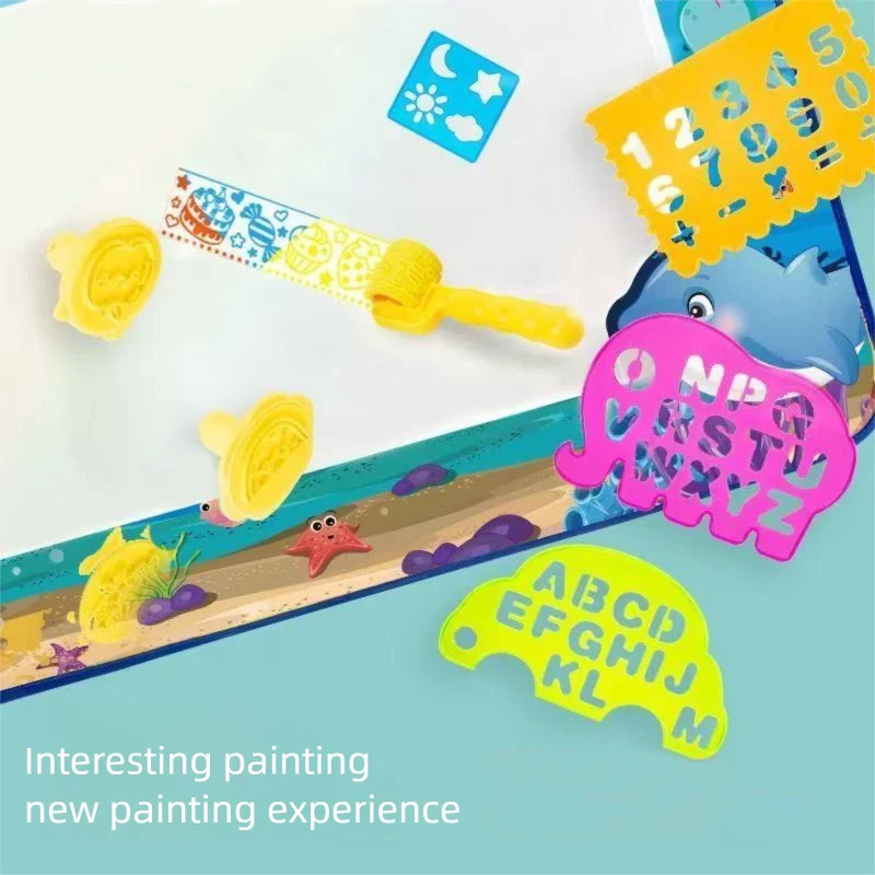 Educational Water Drawing Mat | Large Format Creative Play Surface 50x40cm