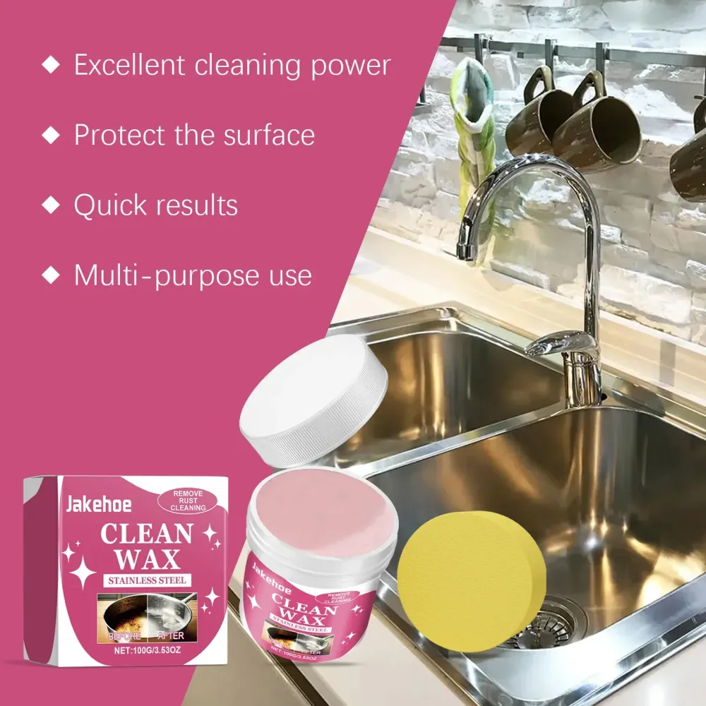 Multi-Purpose Cleaning Paste | Stainless Steel & Metal Surface Restorer