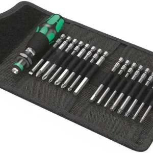 Wera Kompakt Bitssæt 17 Dele PH-PZ-TX-HEX – Kraftform Kompakt 60