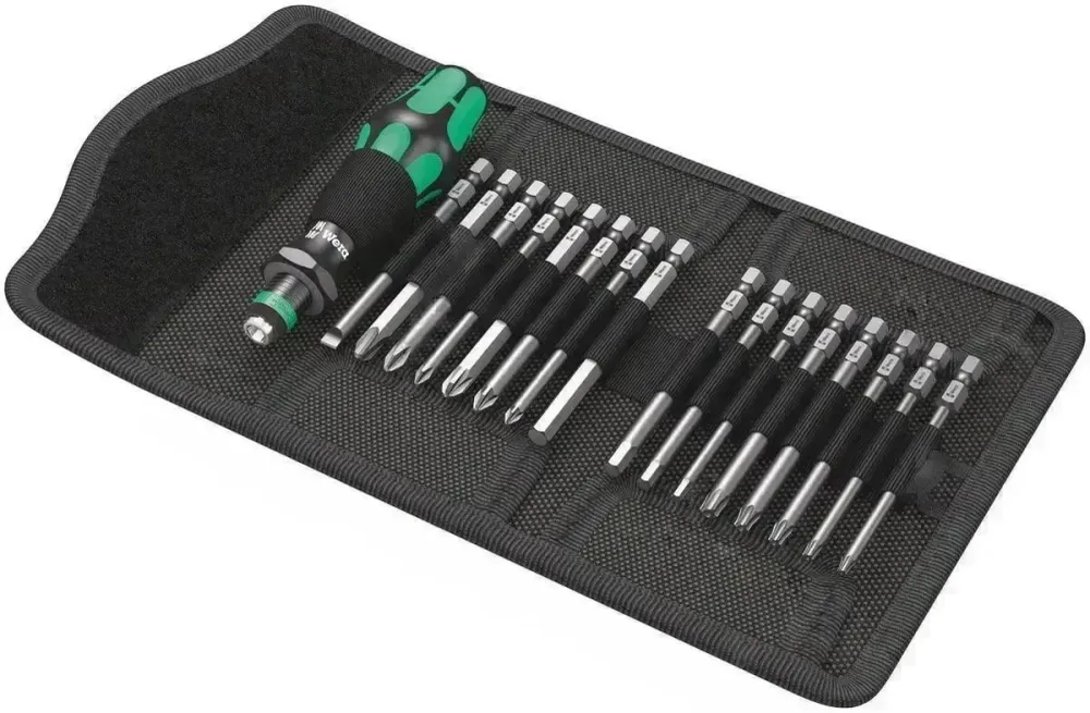 Wera Kompakt Bitssæt 17 Dele PH-PZ-TX-HEX – Kraftform Kompakt 60