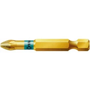 Bit serie 4 pozidriv BiTorsion 1/4"; PZ1x50mm; diamantbelagt