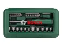 Bosch Skruetrækker med Bitsæt – 46 Dele i Etui
