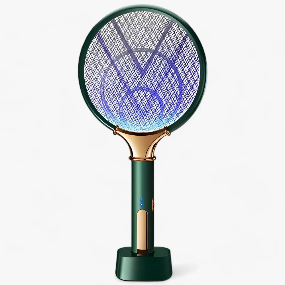 Electric Bug Zapper | Rechargeable UV Light Mosquito Trap Black