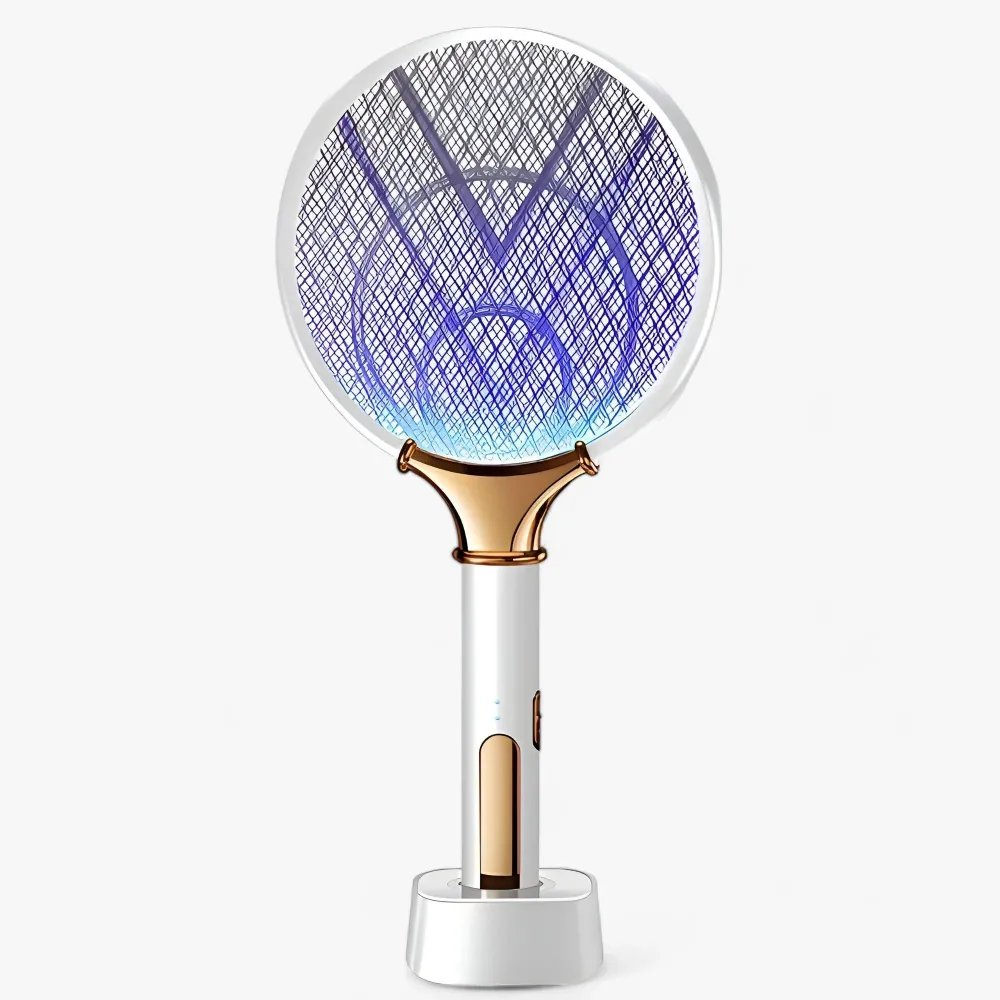 Electric Bug Zapper | Rechargeable UV Light Mosquito Trap Black