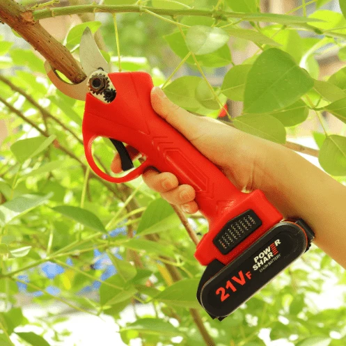 Electric Garden Pruning Shears | Cordless Tungsten Steel Blade