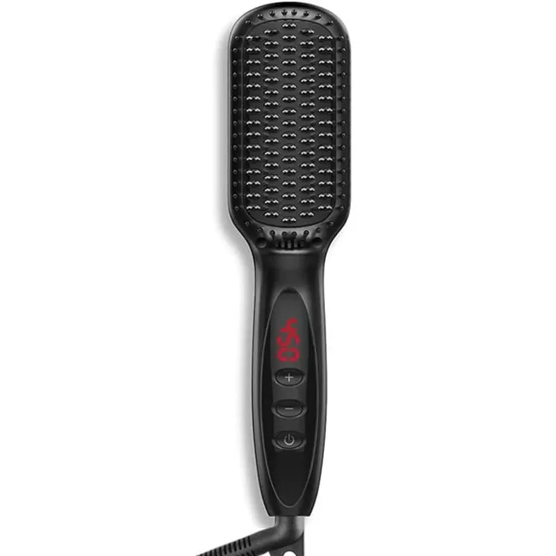 Electric Hair Straightening Brush | Dual-Use Hair & Beard Styler