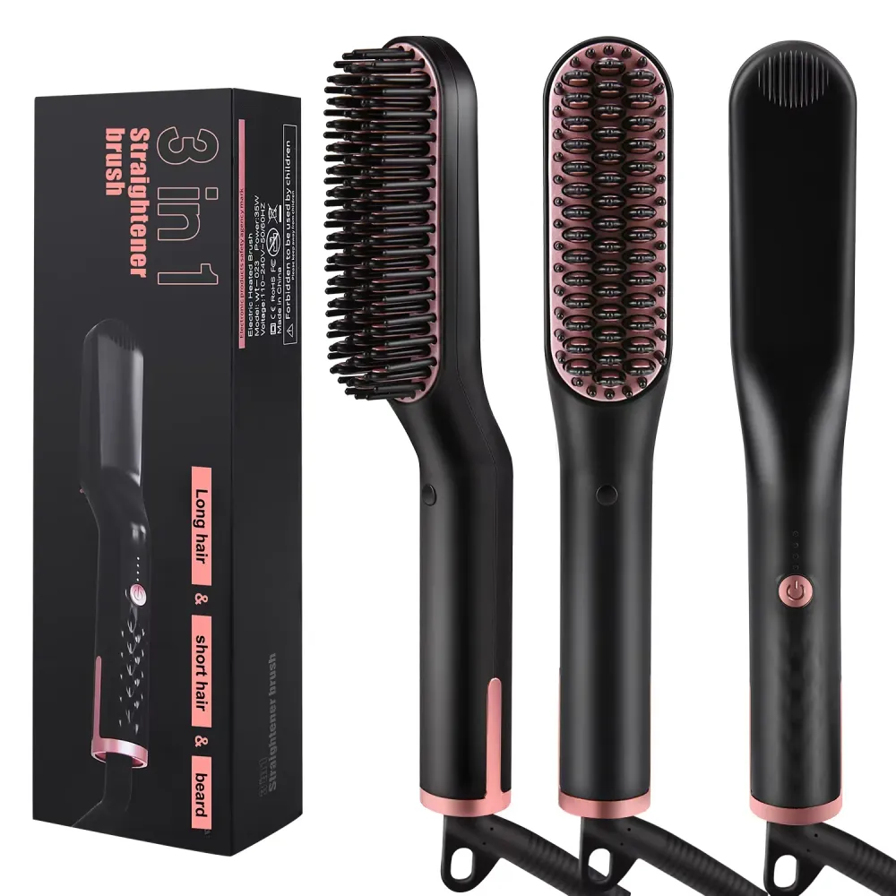 Electric Hair Straightening Comb | 3--1 Styling Tool