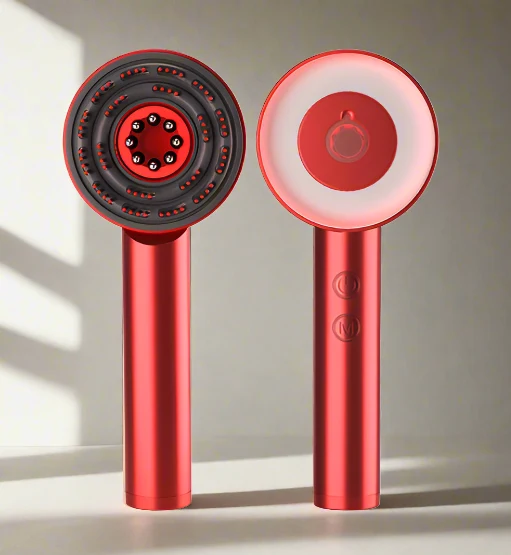 Electric Scalp Massager | Red Light Therapy Hair Growth Device Gray