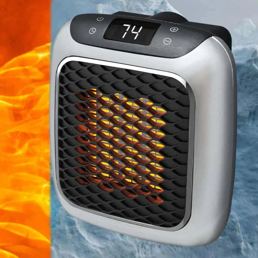 Portable Electric Space Heater | Digital Thermostat Ceramic Technology