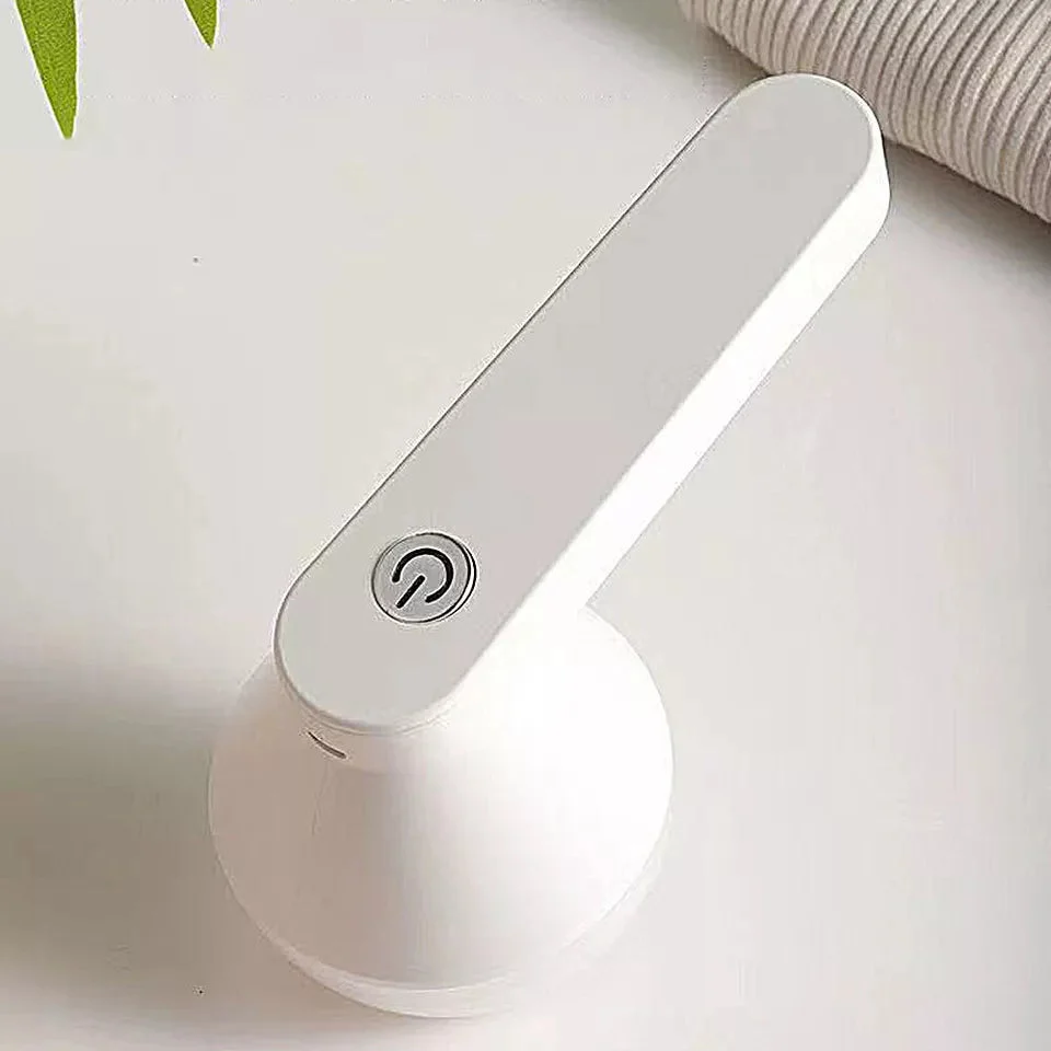 Rechargeable Electric Lint Remover | Ergonomic Fabric Shaver White