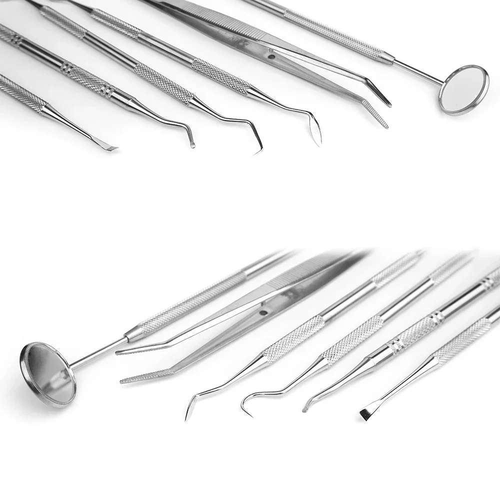 Professional Dental Care Set | 6-Piece Stainless Steel Tartar Removal Tools