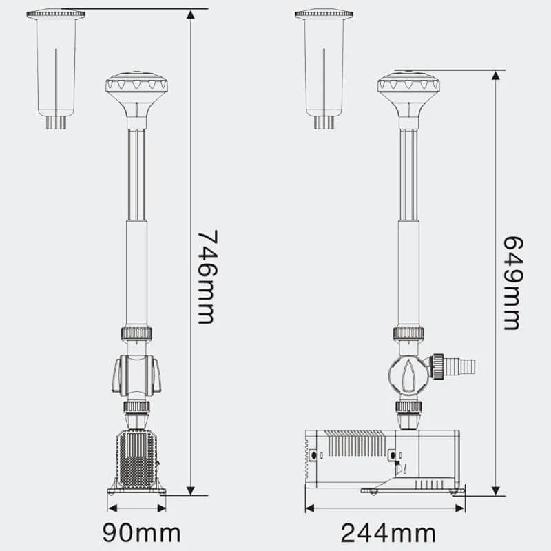 Springvandspumpe 2500L