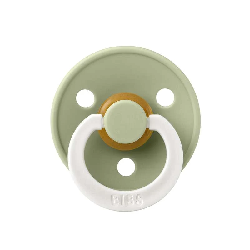 BIBS Rund Colour Sut - Str. 1 - Naturgummi - GLOW - Sage