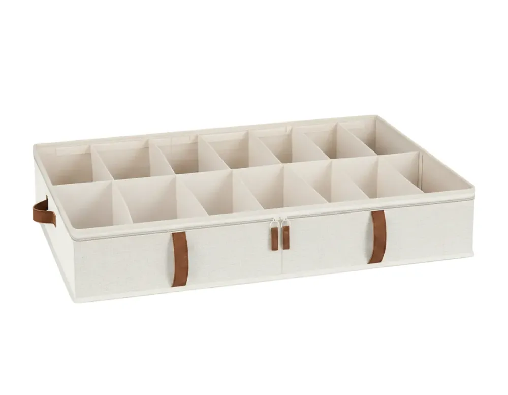 Cut Resistant Globetrek° FootwearOrganizer: Rum Maksimering Støv Beskyttelse Lynlås Sko Arrangør Sort