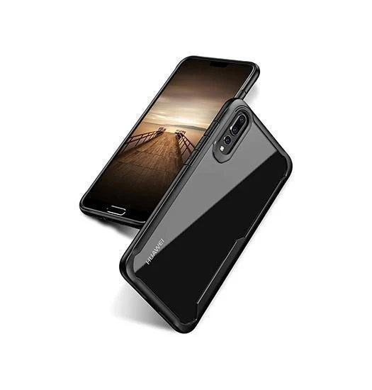Huawei P20 Pro - ImpactShield Hybrid Håndværker Cover - Charcoal