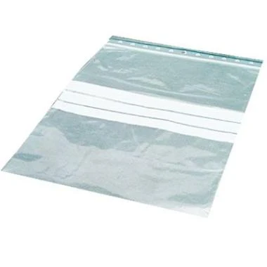 Lynlåspose 230x320 mm 50 my med Skrivefelt LDPE,10 ps x 100 stk/krt