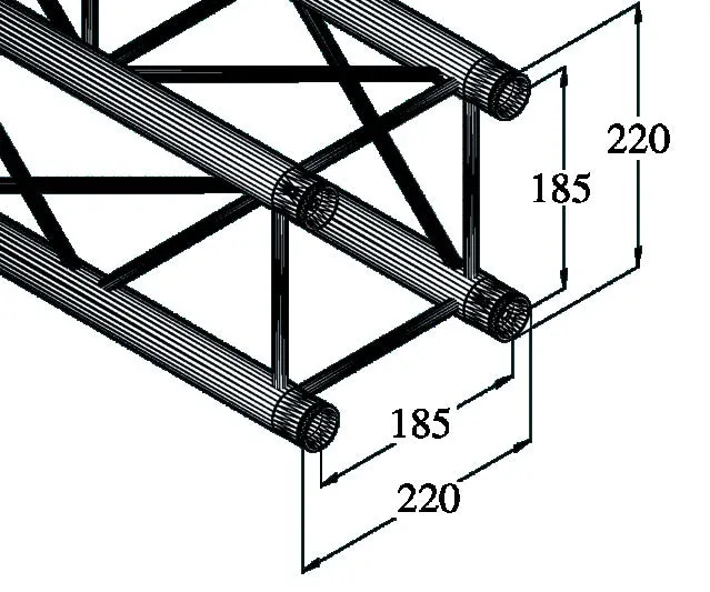 Alutruss DECOLOCK DQ4-750 (0,75m)