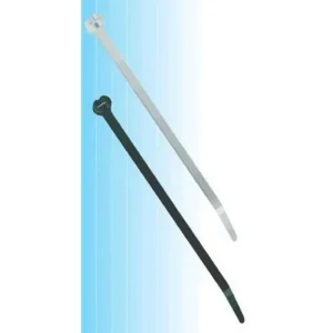 Kabelbinder m/stål-lås onyx 2,4 x 200mm