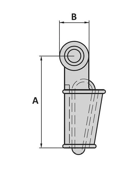 Kilewirelås OWS galv type 4 - 7/8" (20-22mm)