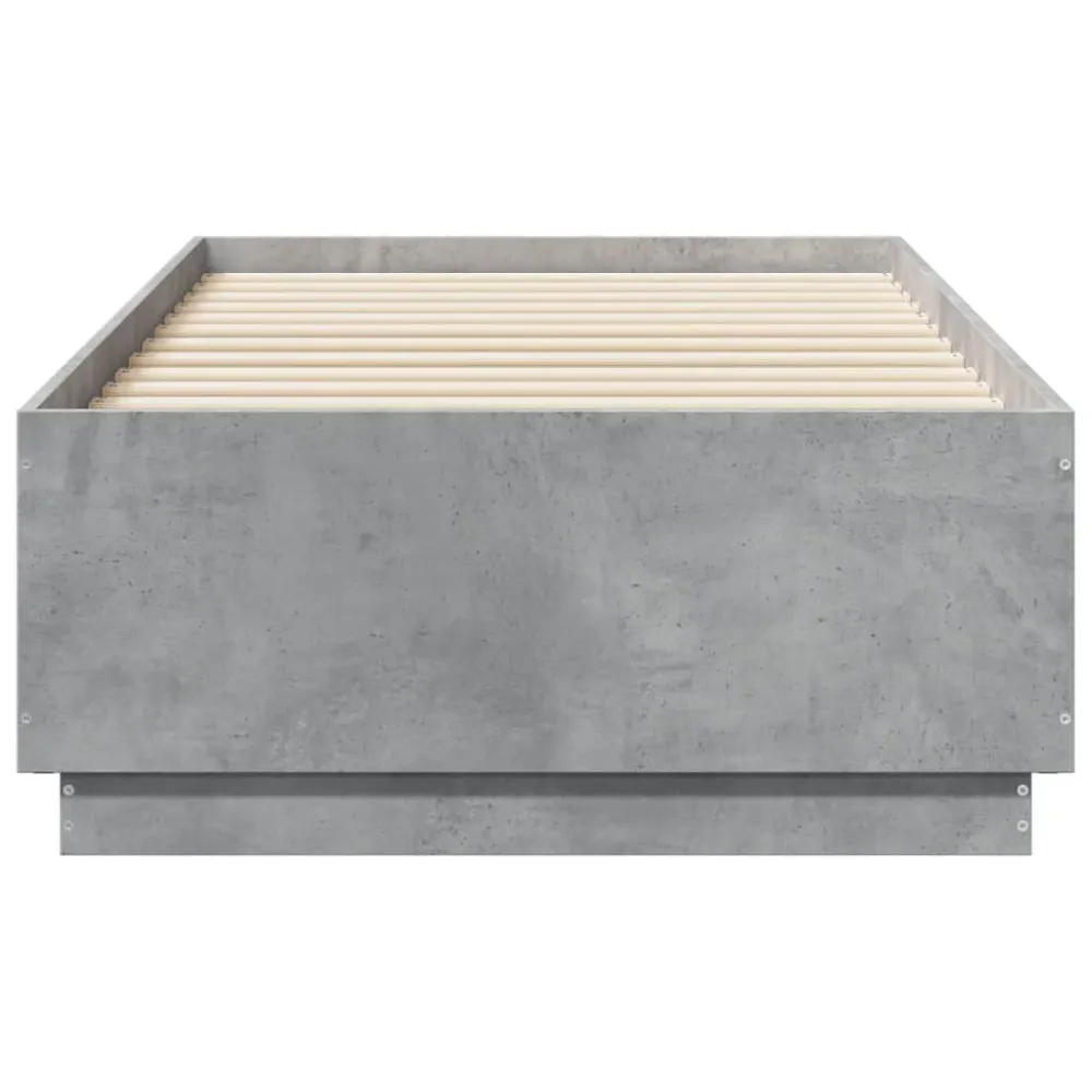 sengeramme 75x190 cm designed træ betongrå