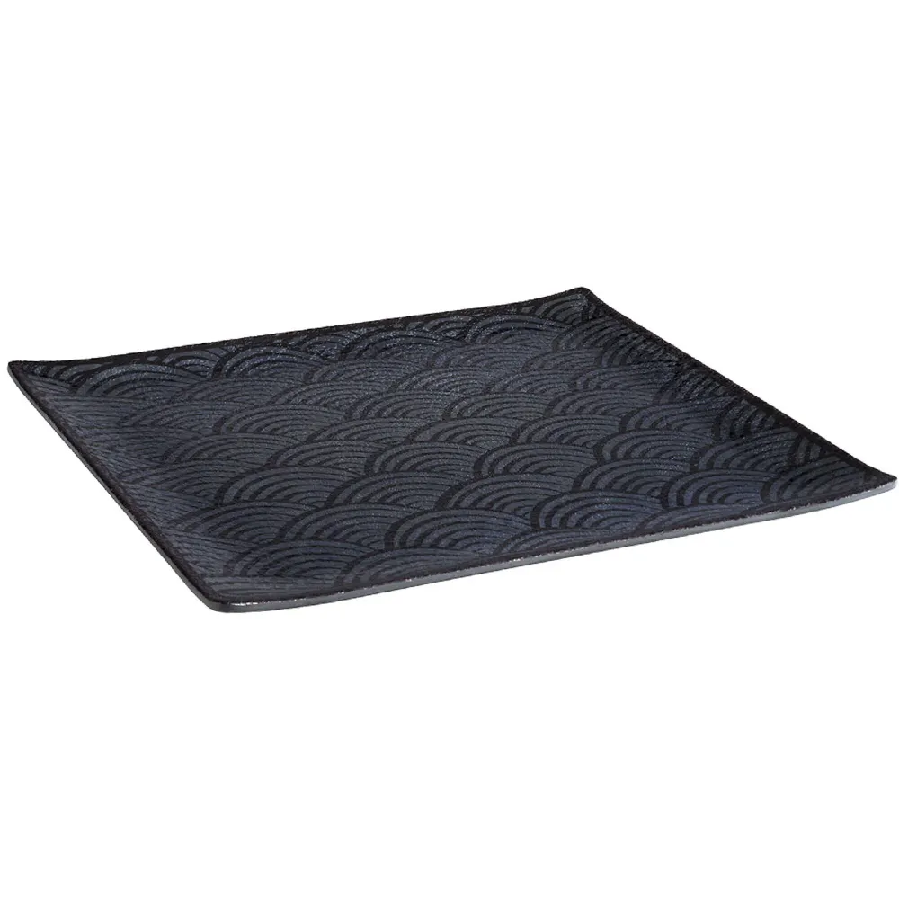 (6 stk.) GN-bakke 1/2 - ONYX WAVE - Melamin - Højde: 20mm