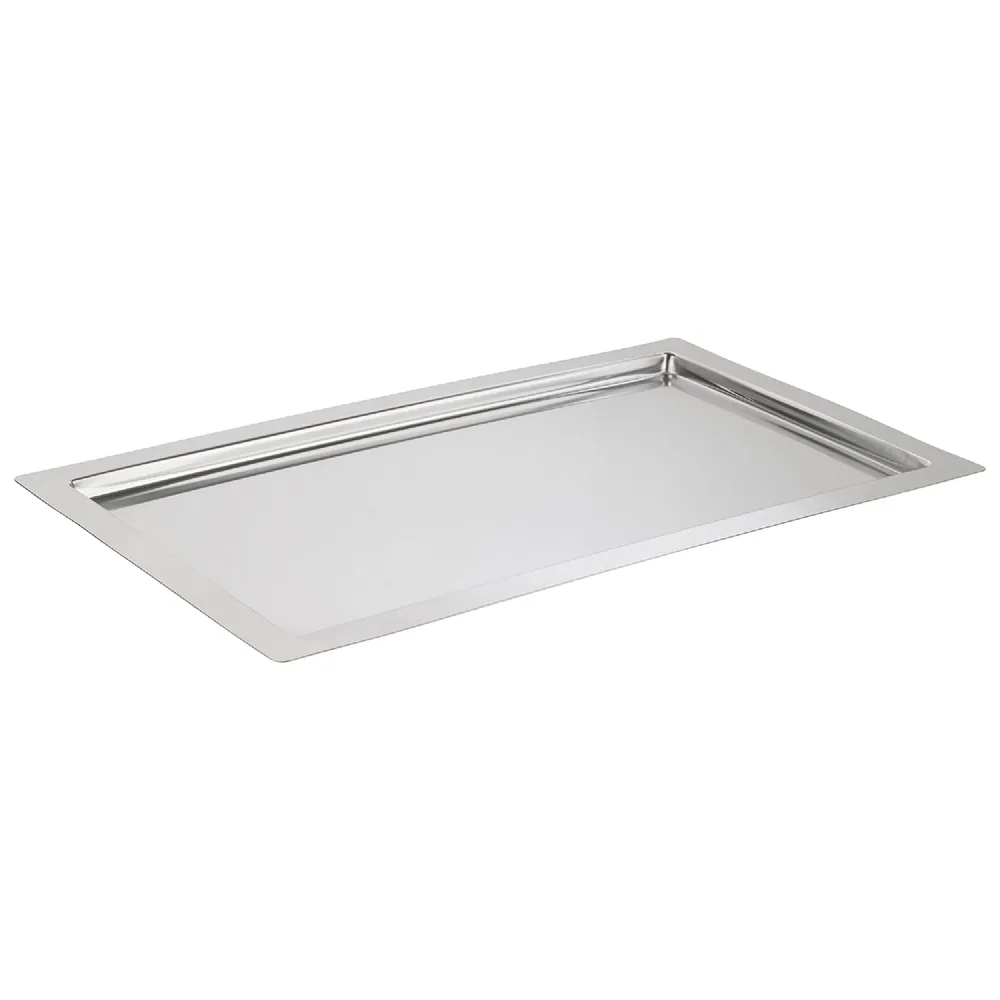 (6 stk.) GN-bakke 1/1 - Rammer - Rustfrit hardened - Højde: 20 mm