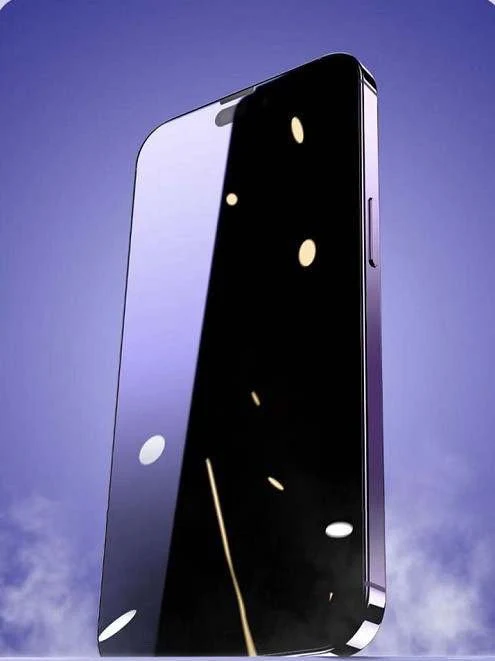 Weather Resistant Privacy Beskyttelsesglas / Hærdet Glas til iPhone 15 Plus