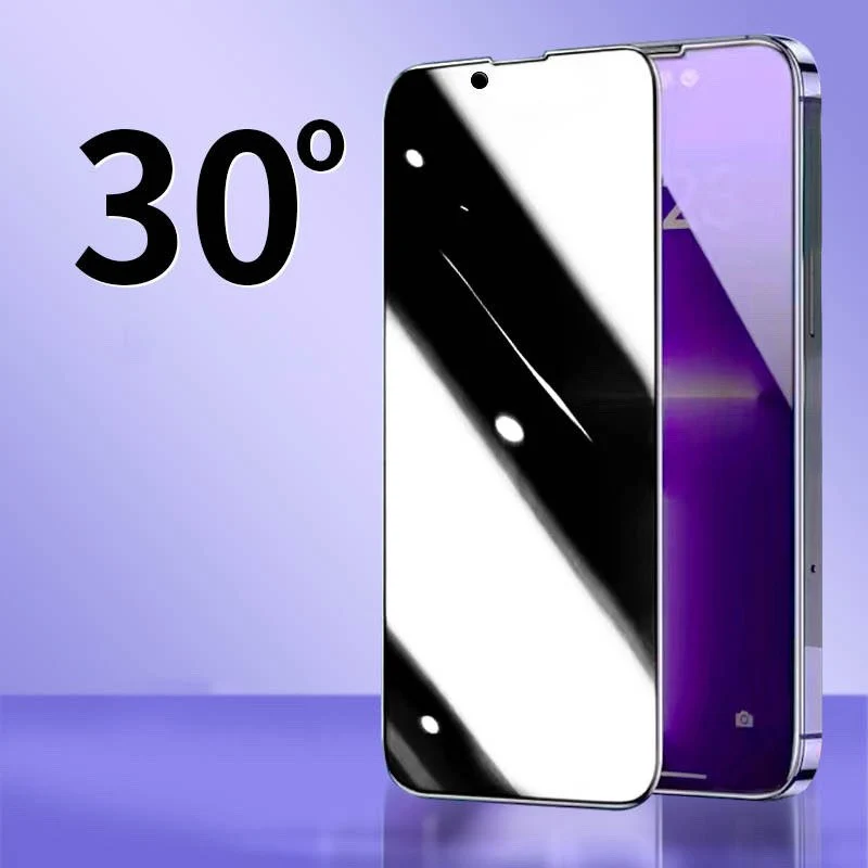 Weather Resistant Privacy Beskyttelsesglas / Hærdet Glas til iPhone 15 Plus