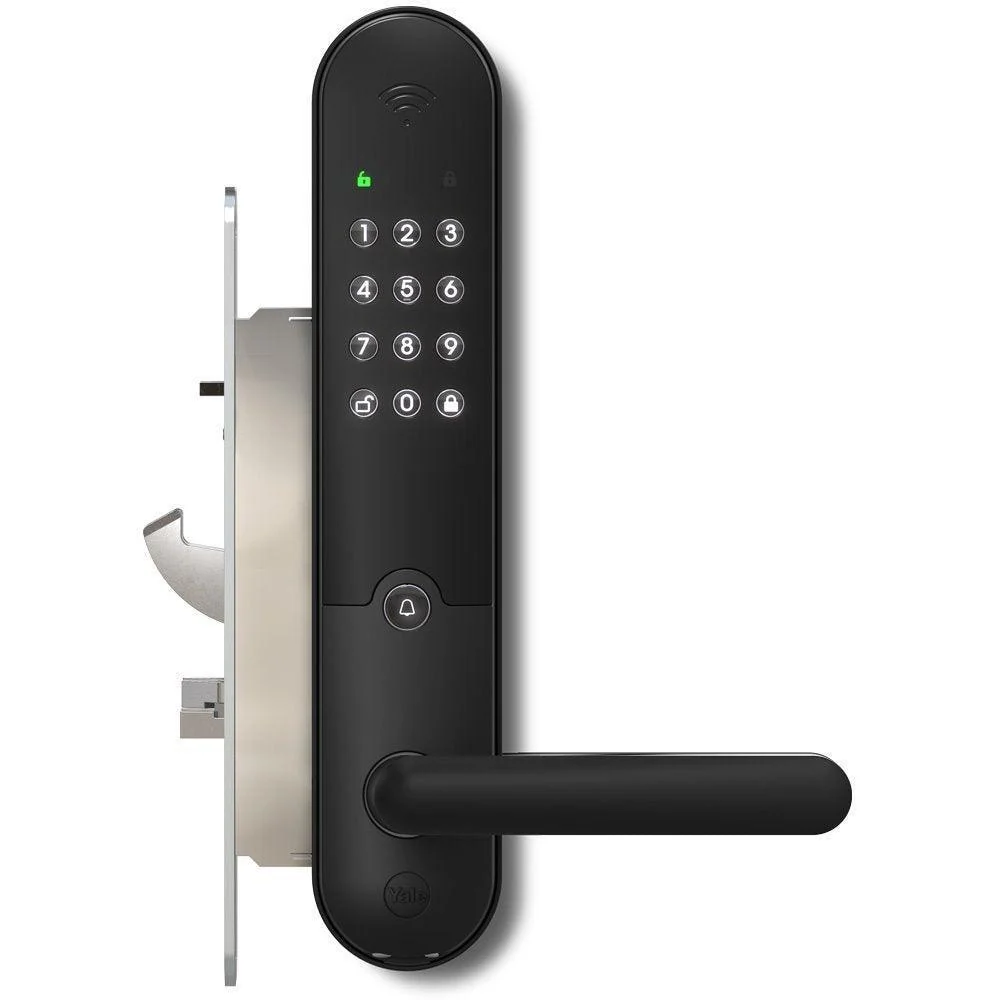 YALE Doorman L3S Flex Midnight - Sikker og Stilfuld Elektronisk Dørlås med Ajax Integration