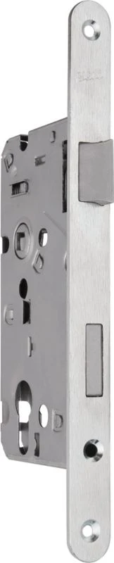 Yeti cylindernøglelås galvaniseret 72 x 55 mm højre kridt