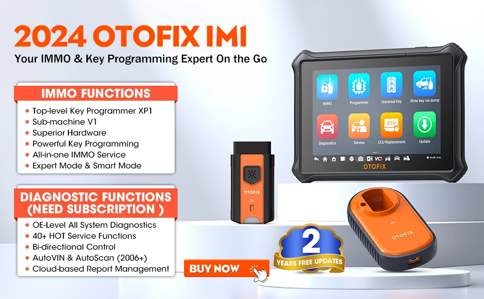 OTOFIX IM1 All System Diagnostics Scanner, OE Level OBD2 Scanner med XP1 Progammer, Data Logging