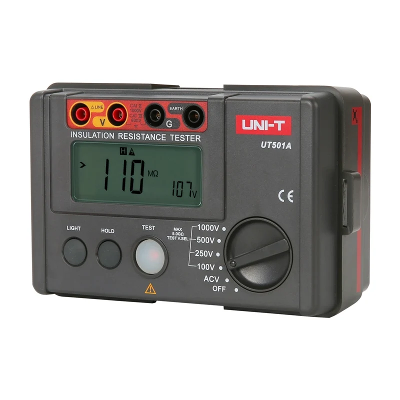 UNI-T UT501A isoleringsmodstandstester | IP54 Rated |