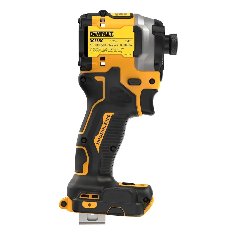 DeWalt 18V XR DCF850NT-XJ 1/4" Slagskruetrækker – Uden Batteri