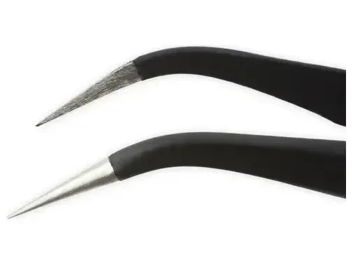 iFixit Præcisions Pincet Sæt – 3 ESD-Sikre Pincetter i Rustfrit Chromed med Etui
