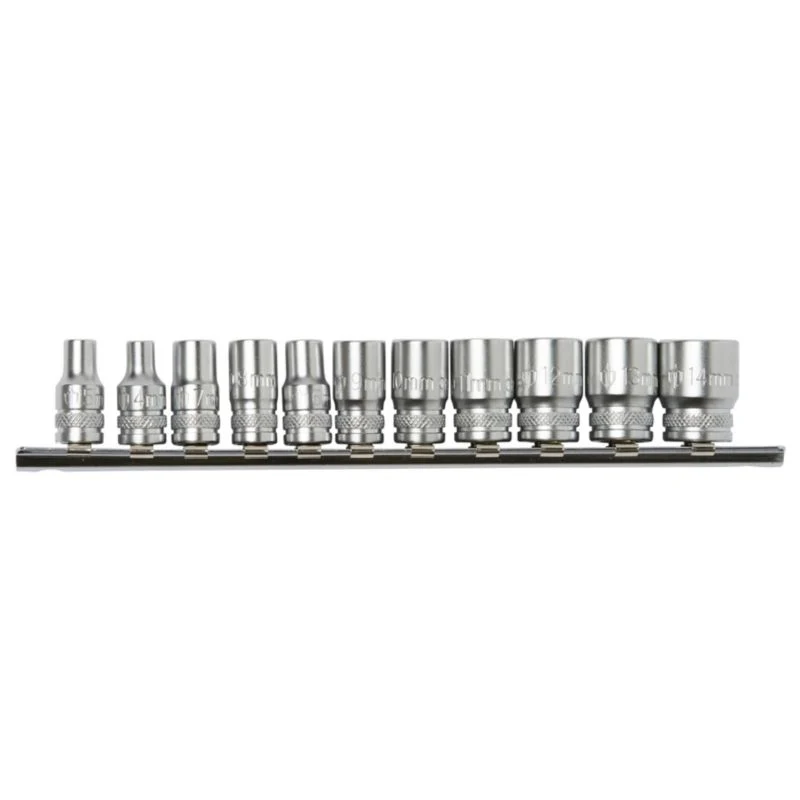 Magnusson 1/4'' topnøglesæt, 11 dele