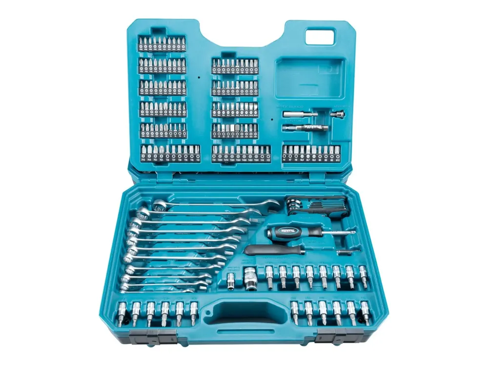 Makita E-10883 Værktøjssæt 221 Dele – Komplet sæt i rugged etui