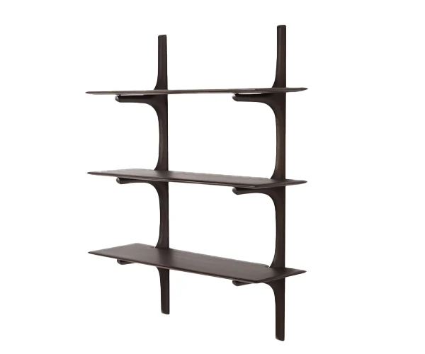 Ethnicraft PI Wall Shelf - 3 Hylder - Mahogany Dark Espresso