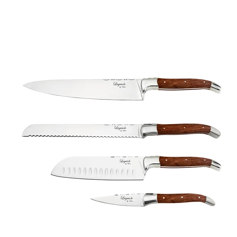 Laguiole Hâws Knivsæt Rosewood 4 stk.