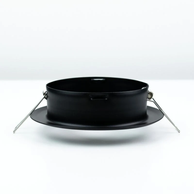 Indbygget, justerbar loftspot Edo Daira Black IP20 rund ebony EDO777299 1 stk.