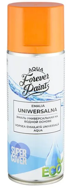 Forever Paints universal vandbaseret spraymaling i amber RAL 2003, 400 ml