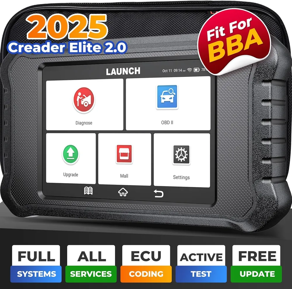 LAUNCH X431 Creader Top-level 2.0 BBA OBD2 bil scanner til BMW, Mercedes-Benz, VW, Audi, Maybach, Mini, RollsRoyce