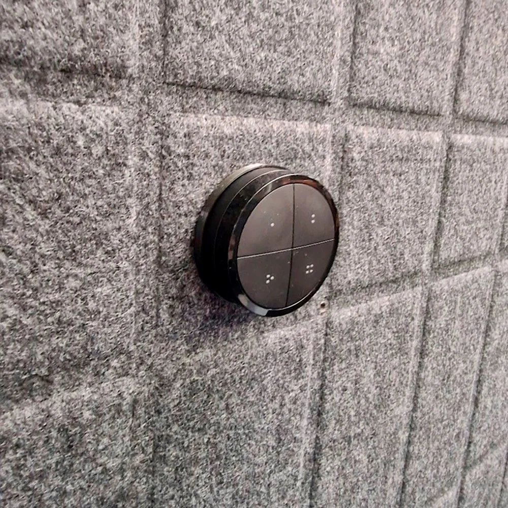 Light Solutions - Philips Hue Tap Dial Switch Rundt Beslag - Ebony - Indoor/Outdoor Use