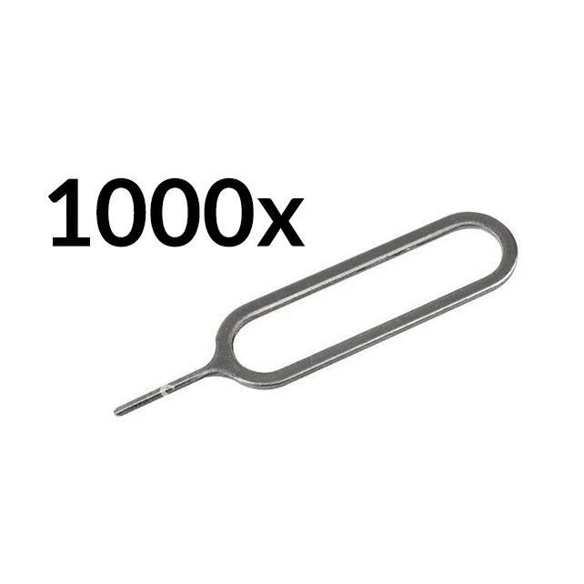1000 pcs bag - Sim-card opening tool / Sim removal tool iPhone 3G 3GS 4 4G 4S Powder Coated Steel