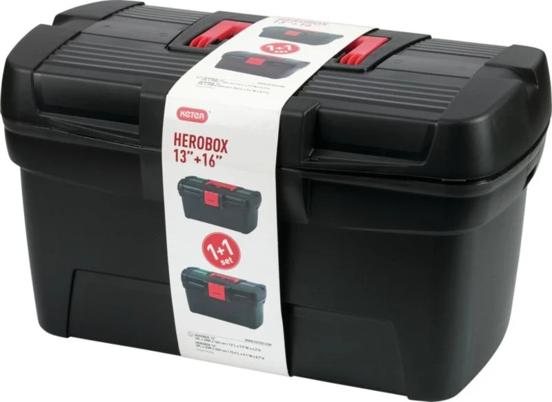 Sæt med værktøjskasser Curver Herobox Essential 13" + 16"
