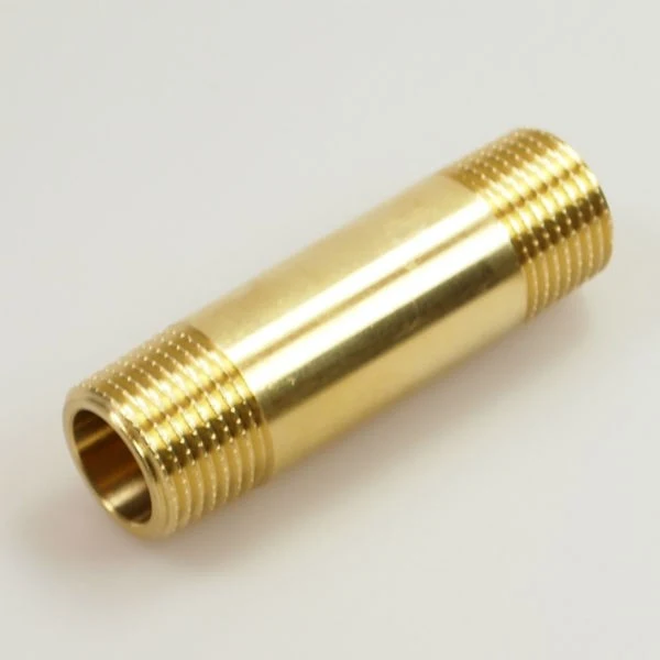 3/4" x 100 mm messing nippelrør