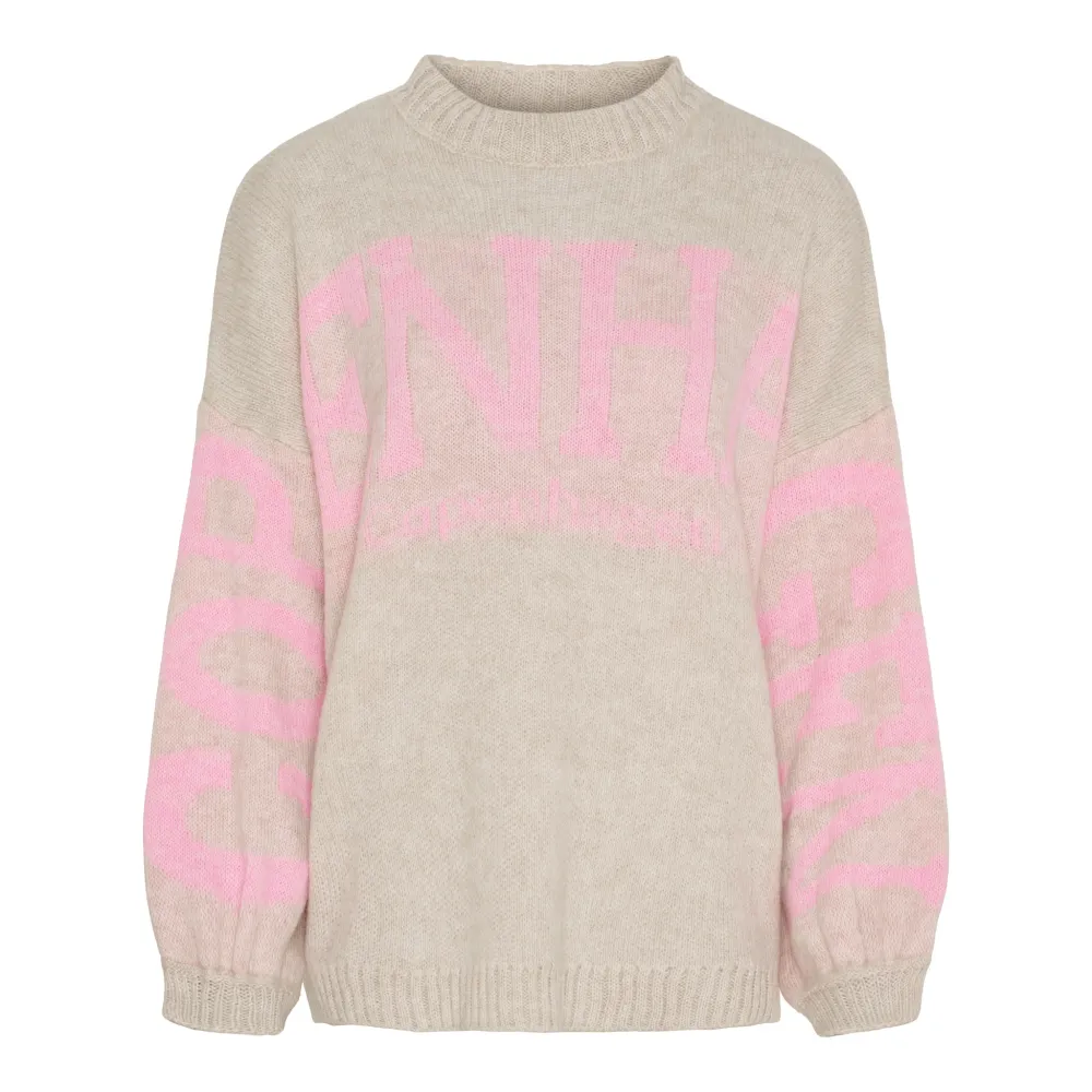 8111 MdcARIA Knit BEIGE/PINK