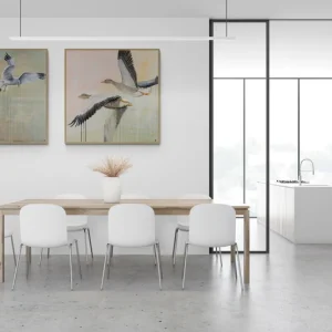 Akustikkunst 120x120 cm Sort