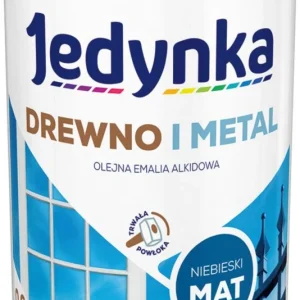 Alkydemalje Jedynka træ og alloy blå mat 0,9 l