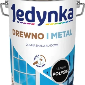 Alkydemalje Jedynka træ og metal charcoal højglans 5 l