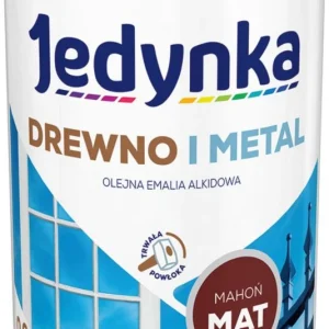 Alkyd-emalje Jedynka træ og metal mahogany wood mat 0,9 l